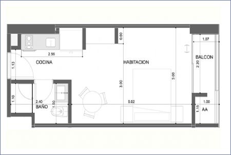 Imagen de Apartasuite Tipo A2 - Ambar Bio